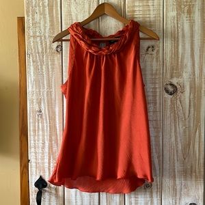 Burnt Orange Sleeveless Top Size L